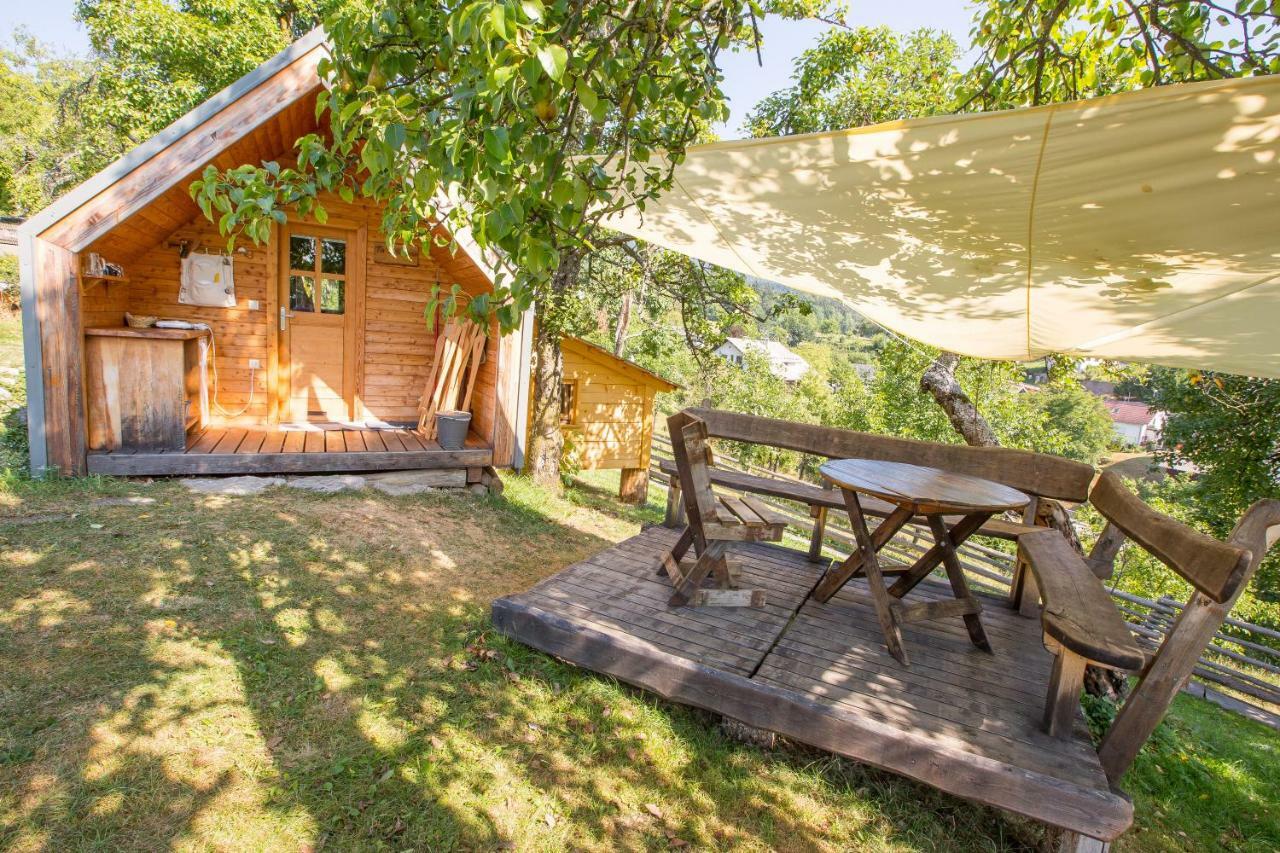 Villa Glamping Organic Farm Slibar à Tržič Extérieur photo