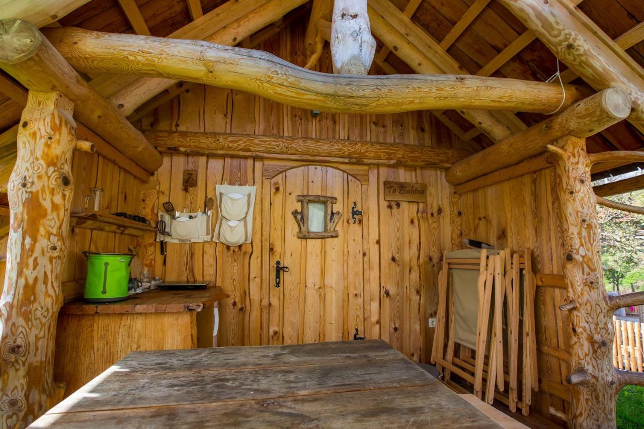 Villa Glamping Organic Farm Slibar à Tržič Extérieur photo